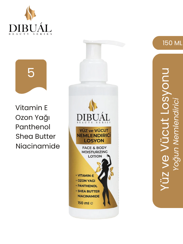 Yüz & Vücut Nemlendirici Losyon doğal cilt bakım ürünü